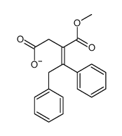 3-methoxycarbonyl-4,5-diphenylpent-3-enoate Structure