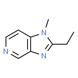 1H-Imidazo[4,5-c]pyridine,2-ethyl-1-methyl-(9CI)结构式