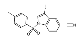 3-碘-1-甲苯磺酰-1H-吲哚-5-甲腈图片