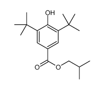 2-methylpropyl 3,5-ditert-butyl-4-hydroxybenzoate Structure