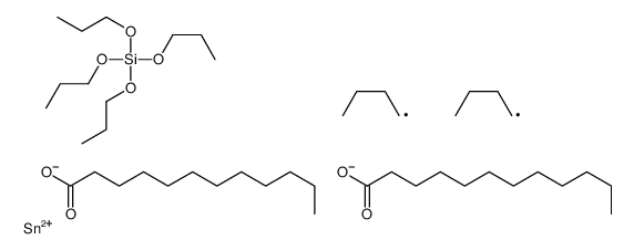 [dibutyl(dodecanoyloxy)stannyl] dodecanoate,tetrapropyl silicate结构式
