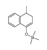 4-Methyl-1-(trimethylsiloxy)-3,4-dihydronaphthalin结构式
