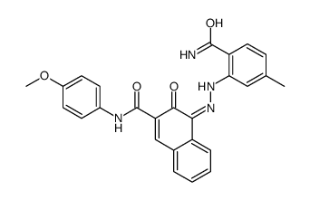 4-[[2-(Aminocarbonyl)-5-methylphenyl]azo]-3-hydroxy-N-(4-methoxyphenyl)-2-naphthalenecarboxamide picture