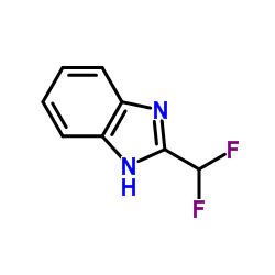 2-二氟甲基-1H-苯并咪唑结构式