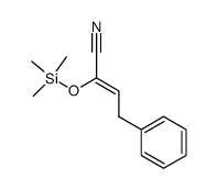 (Z)-4-Phenyl-2-(trimethylsilyloxy)-2-butennitril结构式