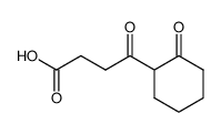 4-Oxo-4-(2'-oxocyclohexyl)butansaeure Structure