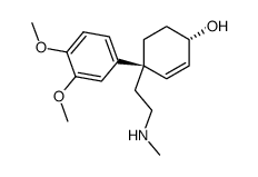 (1R)-4β-(3,4-Dimethoxyphenyl)-4-[2-(methylamino)ethyl]-2-cyclohexene-1β-ol structure