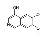 6,7-dimethoxyisoquinolin-4-ol Structure