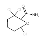 1,5,5-trichloro-7-oxabicyclo[4.1.0]heptane-6-carboxamide structure