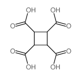 1,2,3,4-Cyclobutanetetracarboxylicacid, (1a,2b,3a,4b)-结构式