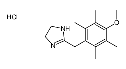 2-[(4-methoxy-2,3,5,6-tetramethylphenyl)methyl]-4,5-dihydro-1H-imidazole,hydrochloride Structure