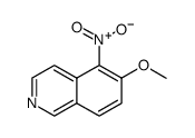 6-甲氧基-5-硝基异喹啉结构式