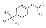 1-Cyclohexen-1-ol,4-(1,1-dimethylethyl)-, 1-acetate structure