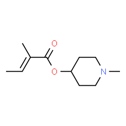 2-Butenoicacid,2-methyl-,1-methyl-4-piperidinylester,(2E)-(9CI) picture