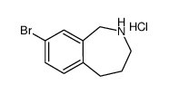 7-溴-2,3,4,5-四氢苯并[f][1,4]氧氮杂盐酸盐结构式