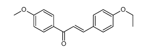 3-(4-ethoxyphenyl)-1-(4-methoxyphenyl)prop-2-en-1-one Structure