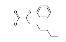 α-(phenylthio)-methyl octanoate Structure