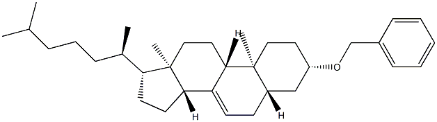 3β-(Benzyloxy)-5α-cholest-7-ene structure