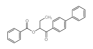 [1-oxo-1-(4-phenylphenyl)butan-2-yl] benzoate Structure