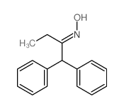 (NZ)-N-(1,1-diphenylbutan-2-ylidene)hydroxylamine结构式