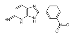 2-(3-nitrophenyl)-1H-imidazo[4,5-b]pyridin-5-amine结构式