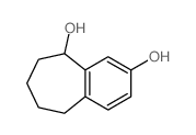 5H-Benzocycloheptene-2,9-diol,6,7,8,9-tetrahydro- Structure