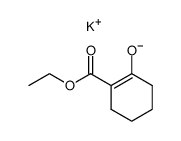 Kalium-Verbindung des 2-Oxo-cyclohexan-carbonsaeure-(1)-aethylesters Structure