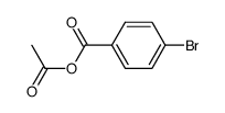 acetic 4-bromobenzoic anhydride Structure