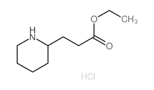 ethyl 3-(2-piperidyl)propanoate structure