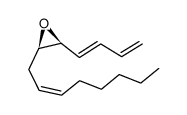 (2S,3R)-2-(buta-1,3-dien-1-yl)-3-((Z)-oct-2-en-1-yl)oxirane结构式