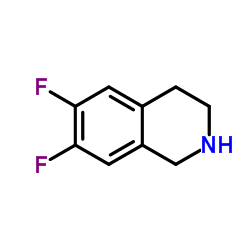 6,7-二氟-1,2,3,4-四氢异喹啉结构式