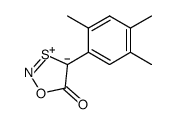 4-(2,4,5-Trimethylphenyl)-1,3,2-oxathiazolylium-5-olat结构式