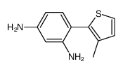 1,3-Benzenediamine,4-(3-methyl-2-thienyl)-(9CI)结构式