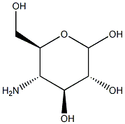 4-氨基-4-脱氧-D-吡喃葡萄糖结构式