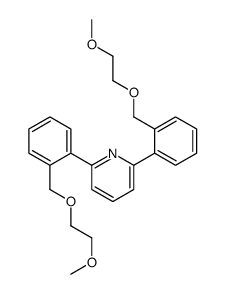 2,6-bis[2-(2-methoxyethoxymethyl)phenyl]pyridine结构式