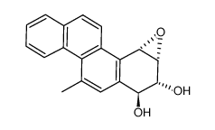 9,10-epoxy-7,8-dihydroxy-7,8,9,10-tetrahydro-5-methylchrysene Structure