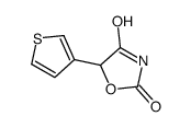 5-thiophen-3-yl-1,3-oxazolidine-2,4-dione Structure