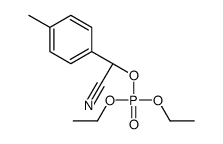 [(R)-cyano-(4-methylphenyl)methyl] diethyl phosphate结构式