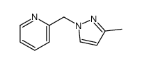 2-[(3-methylpyrazol-1-yl)methyl]pyridine结构式