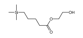 2-hydroxyethyl 5-trimethylsilylpentanoate Structure