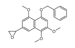 2-(4,7,8-trimethoxy-5-phenylmethoxynaphthalen-2-yl)oxirane Structure