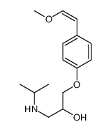 1-[4-(2-Methoxyethenyl)phenoxy]-3-[(1-Methylethyl)amino]-2-propanol Structure