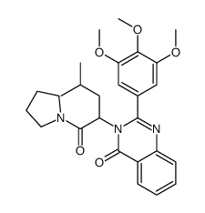 1-(4-Methyl-1-oxo-2-(4-oxo-2-(3,4,5-trimethoxyphenyl)-3(4H)-quinazolin yl)pentyl)pyrrolidine structure