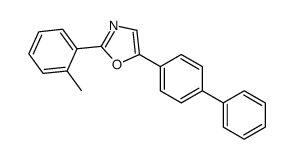 2-(2-methylphenyl)-5-(4-phenylphenyl)-1,3-oxazole结构式