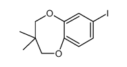 2H-1,5-Benzodioxepin, 3,4-dihydro-7-iodo-3,3-dimethyl Structure