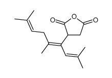 dihydro-3-(triisobutenyl)furan-2,5-dione structure