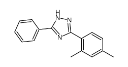 5-Phenyl-3-(2,4-xylyl)-1H-1,2,4-triazole结构式