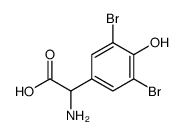 AMINO-(3,5-DIBROMO-4-HYDROXY-PHENYL)-ACETIC ACID structure