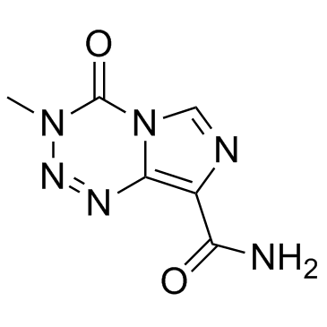 Temozolomide structure