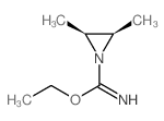 [(2S,3R)-2,3-dimethylaziridin-1-yl]-ethoxy-methanimine structure